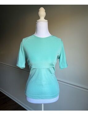 Gucci Blue Jersey Top